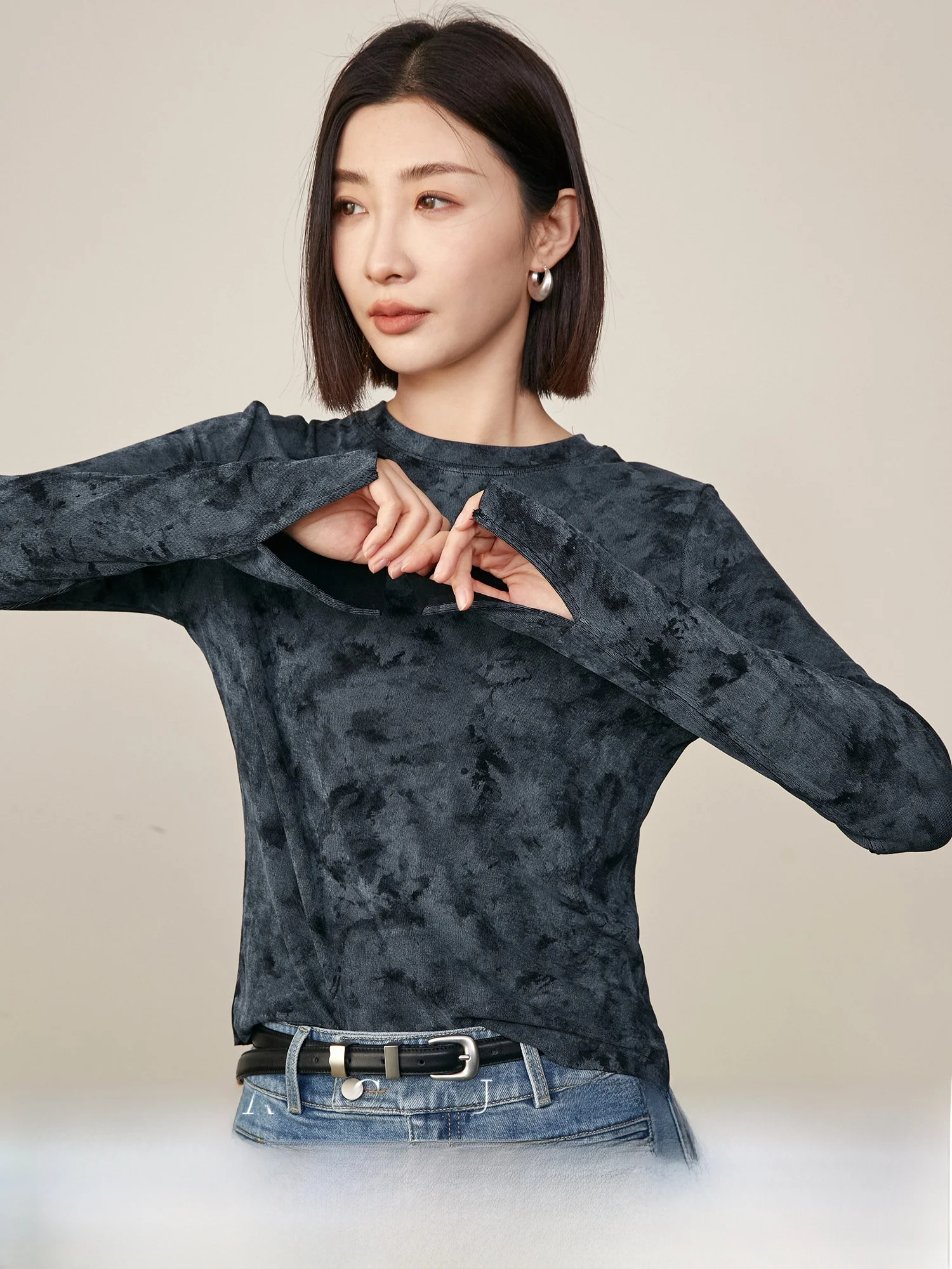 

Женская приталенная футболка NAGUAGU Pumpkin Valley с круглым вырезом, прямого кроя, с дизайном в стиле акварельной живописи