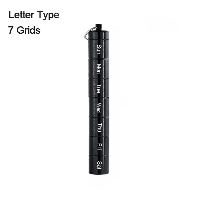 7 شبكات صندوق حبوب 7 أيام أسبوعي علبة حبوب الدواء اللوحي موزع المنظم الخائن التخزين المنظم الحاويات مقاوم للماء #6