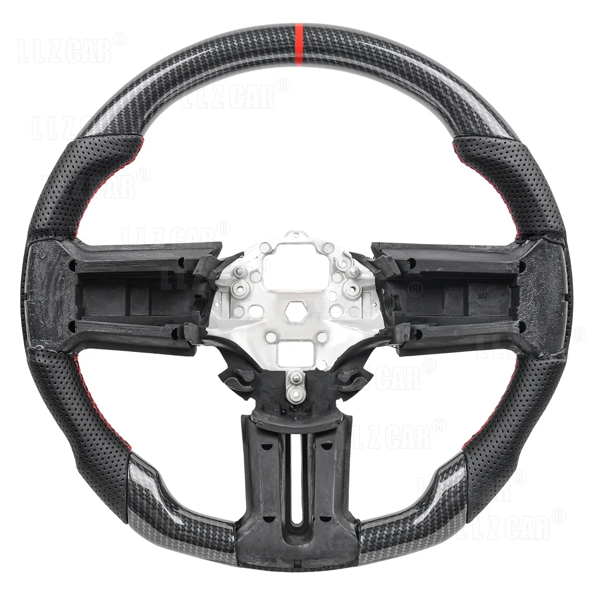 For Land Defender 2020 2021 Carbon Fiber LED Racing Steering Wheel Modification Replacement Car Accessory