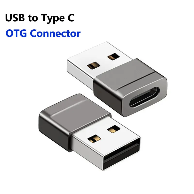 

USB To Type C OTG Phone Adapter 6A USB-C Male To Female Type-c Converter For Samsung Xiaomi Notebook USB C Connector USB A