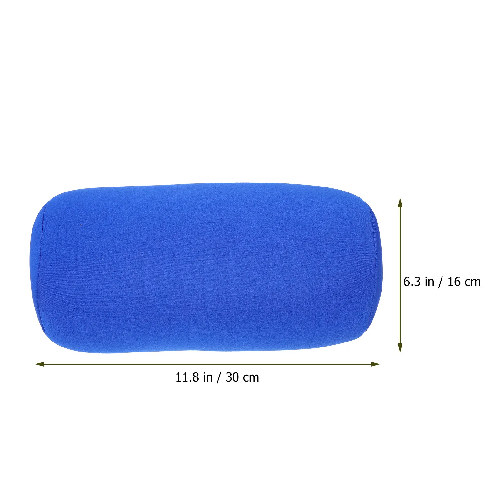 Effen kleur cilindrisch kussen Ronde nekkussens Slapen Cervicale en beensteun Memory Foam Guard Circle
