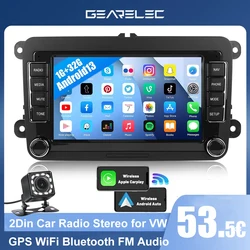 Android 13 Car Stereo for VW Seat Skoda Carplay Android Auto 2Din Car Radio 7'' Bluetooth Navigation WIFI FM Multimedia Receiver