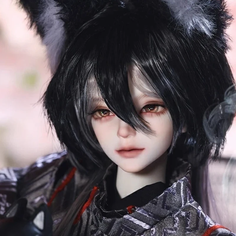 Bjd Boy Aoki Aoki Ritsu Bambola SD mobile a quattro snodi Nuovo prodotto personalizzato ufficiale Maschera di volpe Regalo di festival in stile giapponese