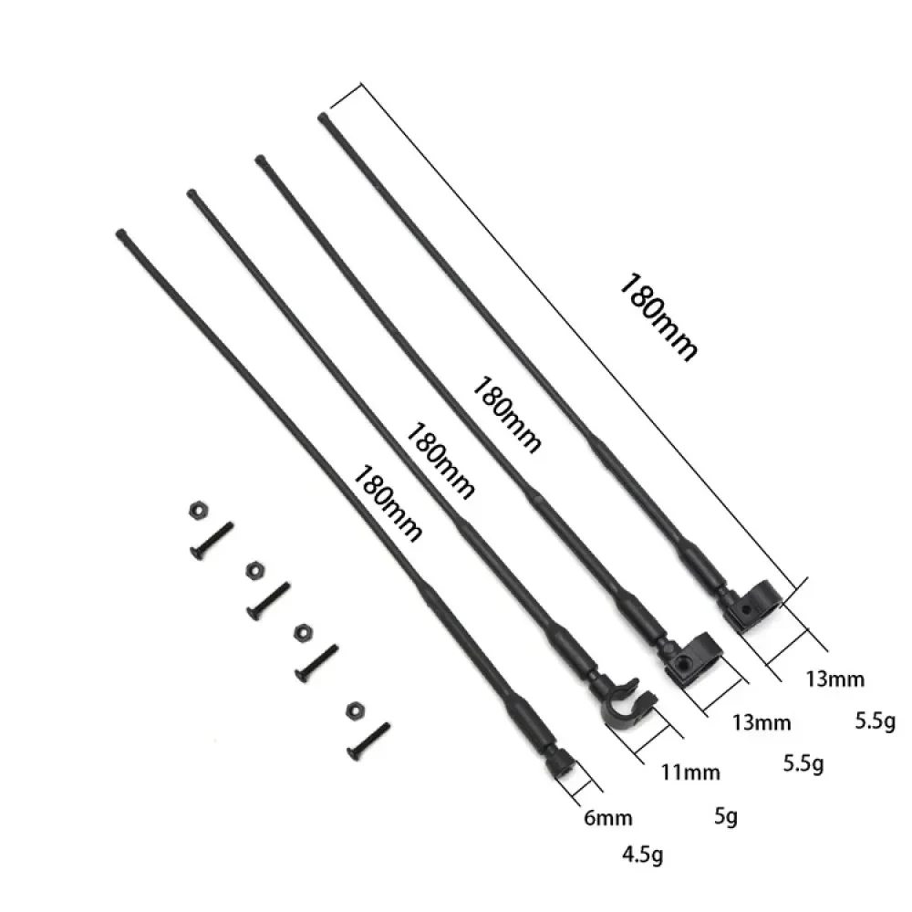 Decoratieve Signaallijn 1:10 1:8 Simulatie Klimmende Auto Antenne Signaalkabel Voor Rc Auto/Rc Klimmen Auto-Accessoires