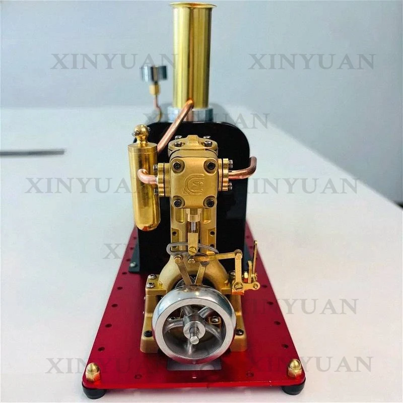 Working Stirling Steamship DIY Assembly Kit, Vintage Operable Steam Engine Boiler Model Set