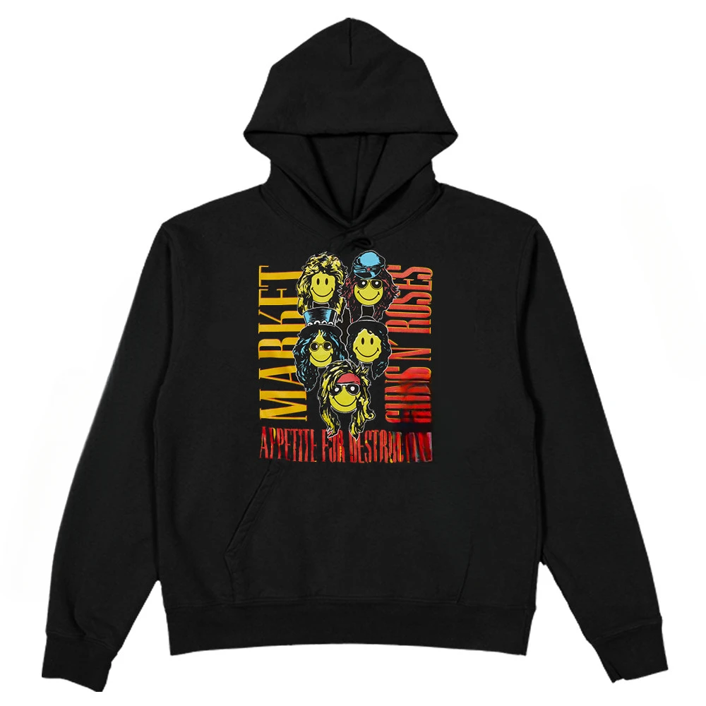 

GUNS N'ROSE Guns N 'Roses Retro Trendy Punk Casual Loose Men's and Women's Hooded Sweatshirts Top 2026