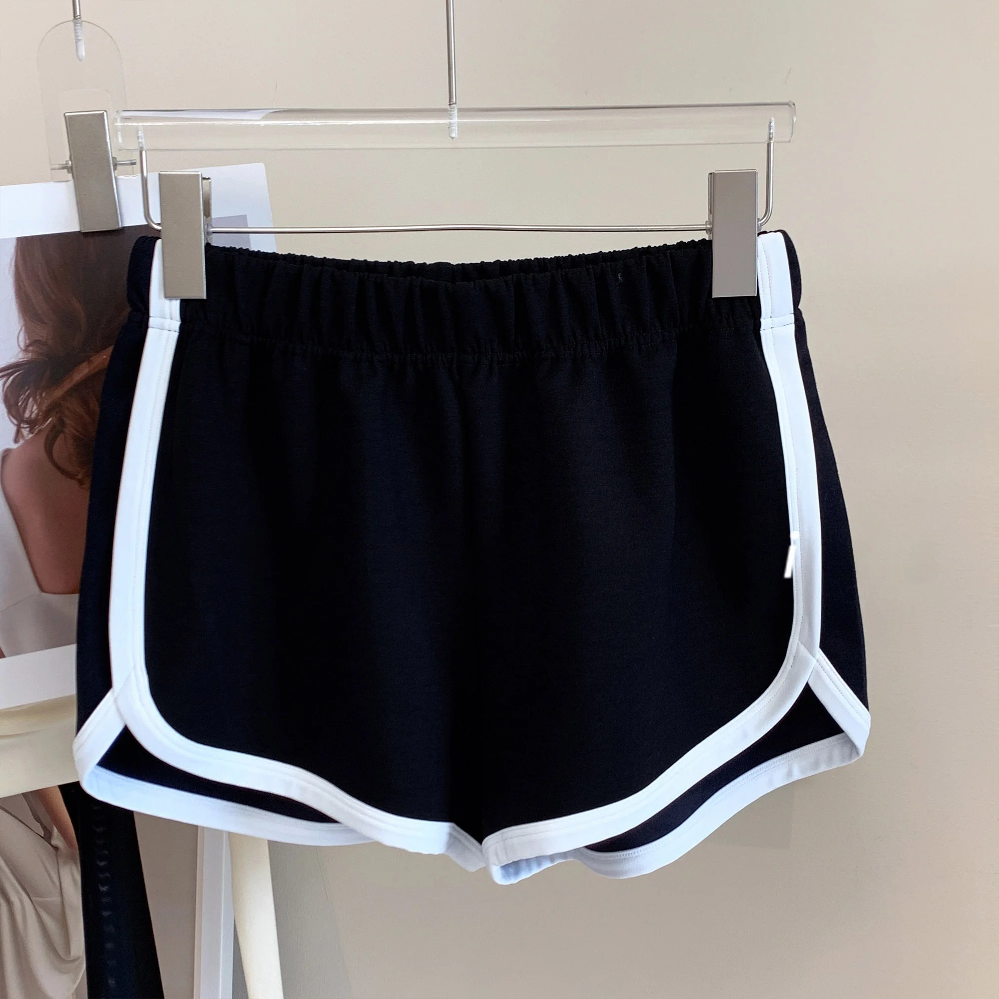 여성용 편안한 핏 세트 아름다운 하이웨이스트 요가 팬츠 통기성 커버업 패셔너블 티 피스 슈트