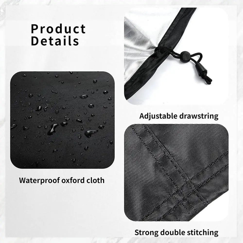 Protective Oxford Fabric Cover For Elliptical Trainer Waterproof Dust Shield For Indoor Workout Fitness Cardio Machinery