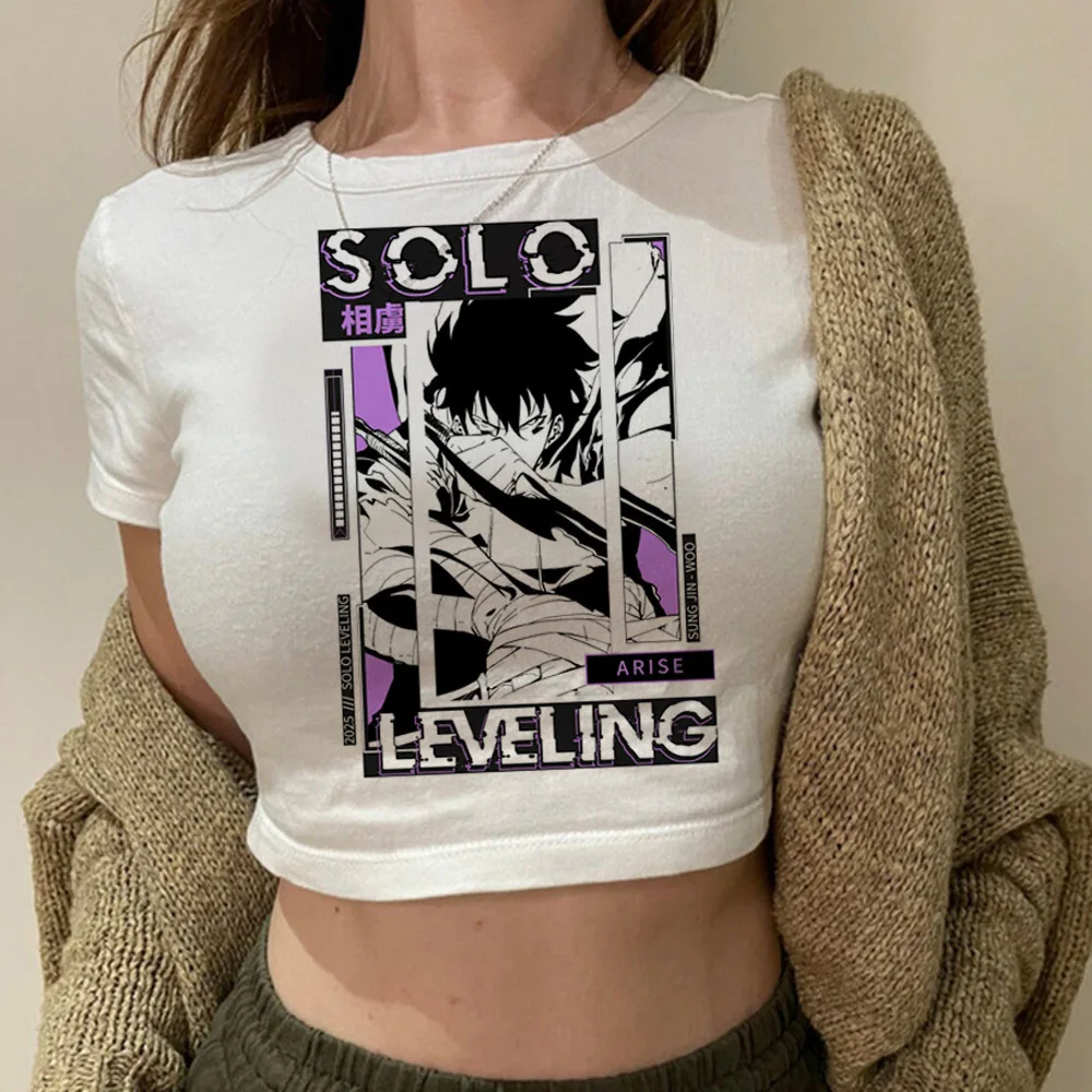 Solo Leveling crop top corset cropped y2k Fairy coquette Aesthetic 2025 gothic  girls clothing