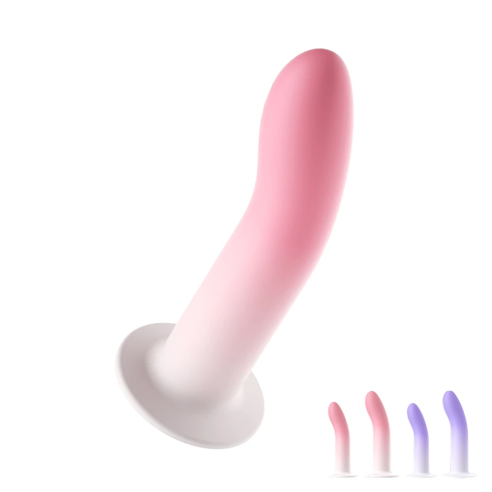 Flexible Liquid Silicone Dildo For Begginner G Spot Personal Massage Tool Suction Cup Anal plug Prosate Massager Female Sex Toys