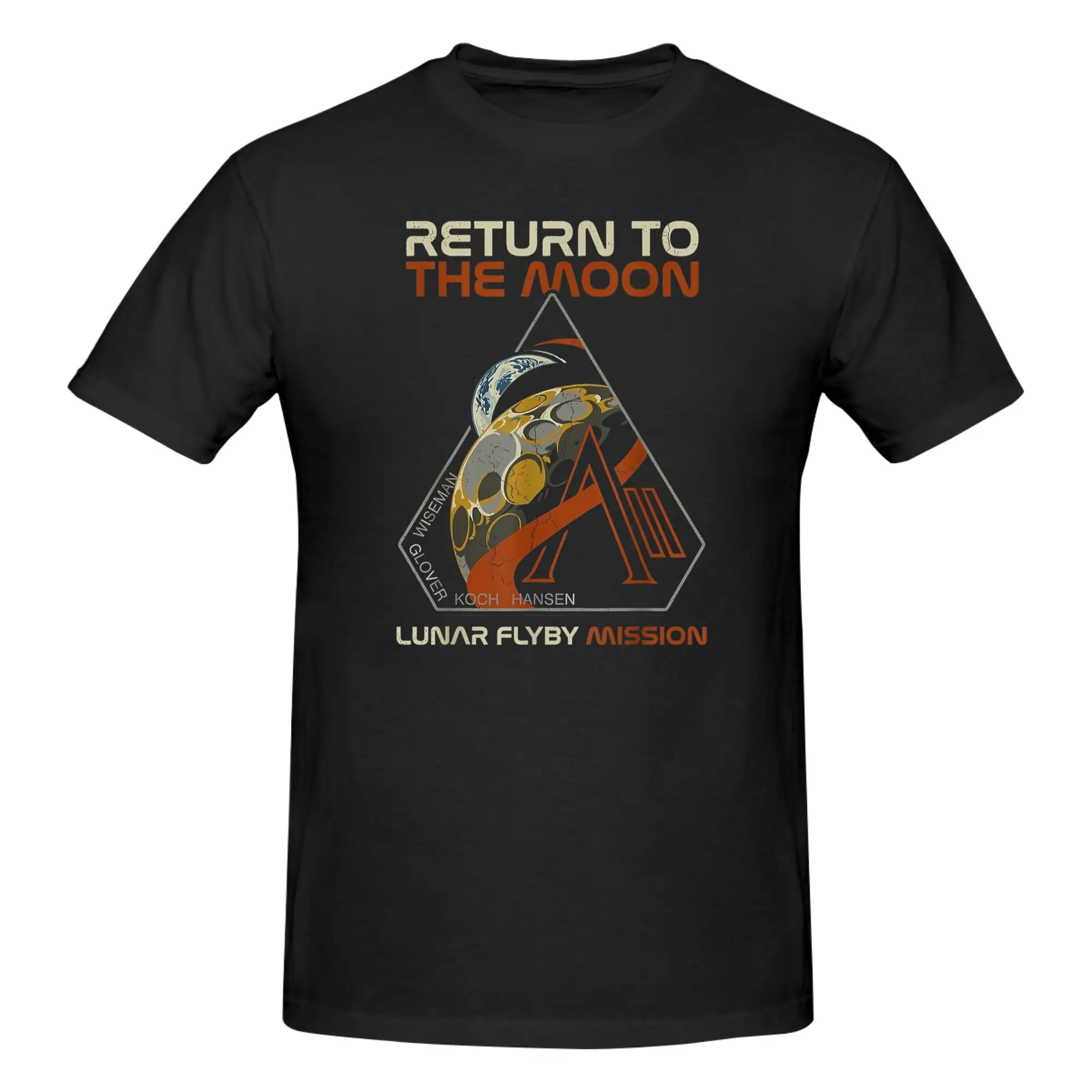 1 Piece Deep Space Gateway Funny Graphic 100% Cotton T-Shirt Moonfall Artemis Tops Tees For Men