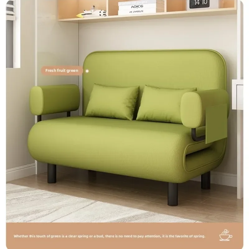 Schlafsofa, zusammenklappbar, doppelter Verwendungszweck, kleine Wohnung, Wohnzimmer, Internet-Promi, Teleskopbett, Einzelbalkon