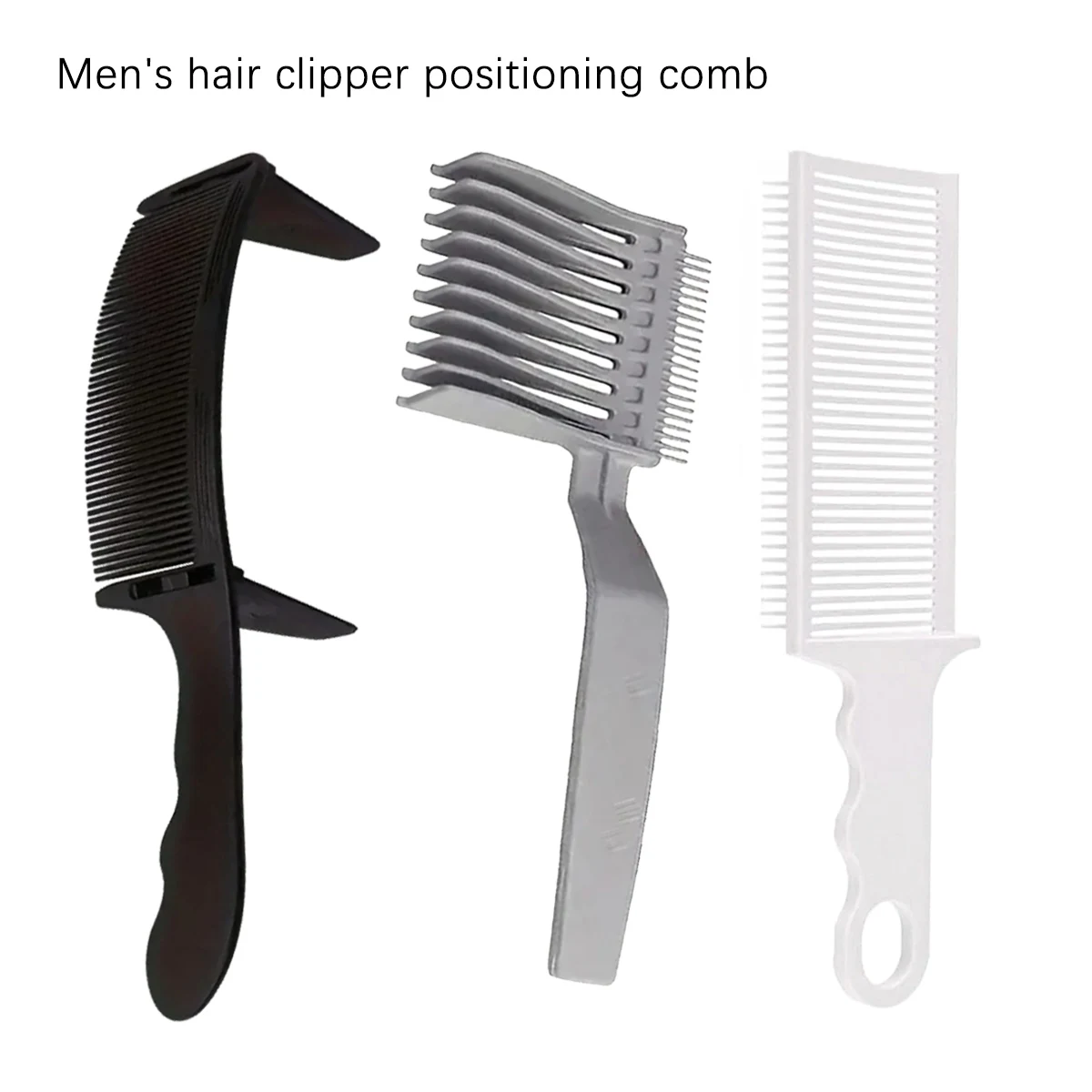 

Professional hair cutting comb set, durable ABS, essential hair styling tool for precise styling, special for real hair wigs