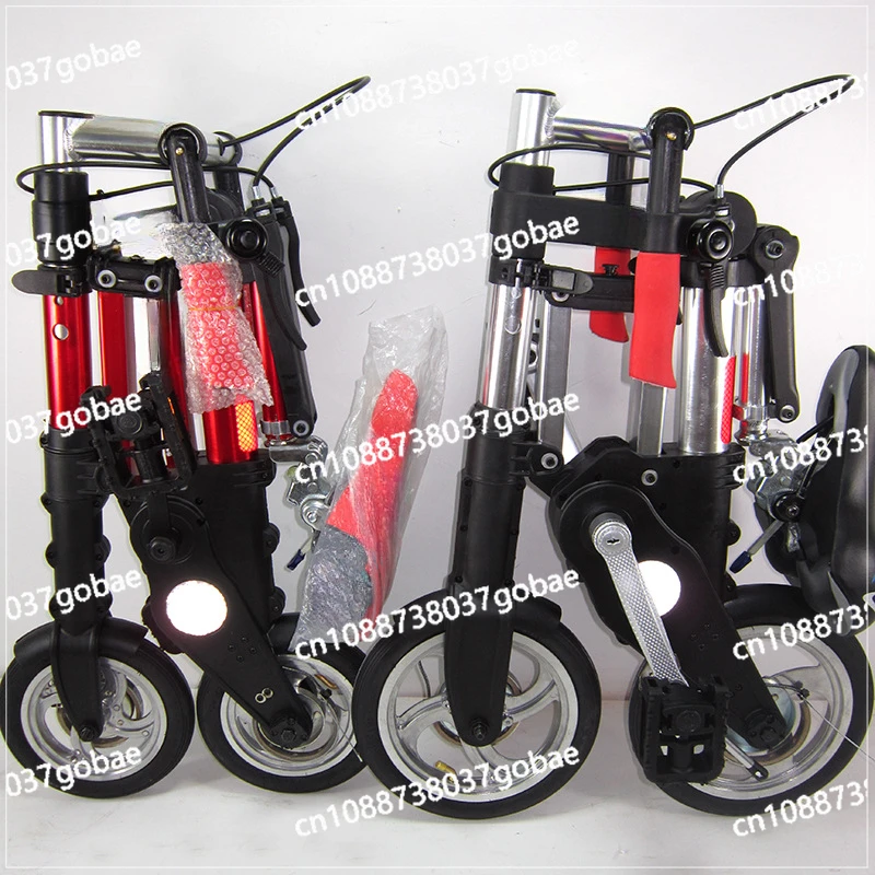 Folding bicycle Mini portable transportation artifact Outdoor sports fitness bicycle