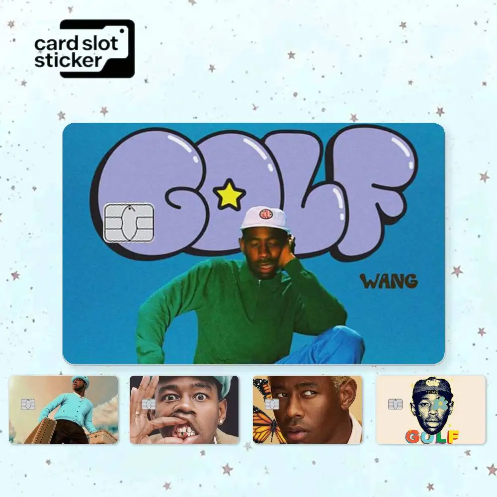 

Singer Tyler The Creator Credit Card HD Stickers Game Card Decal Small Chip Waterproof Sticker Gift