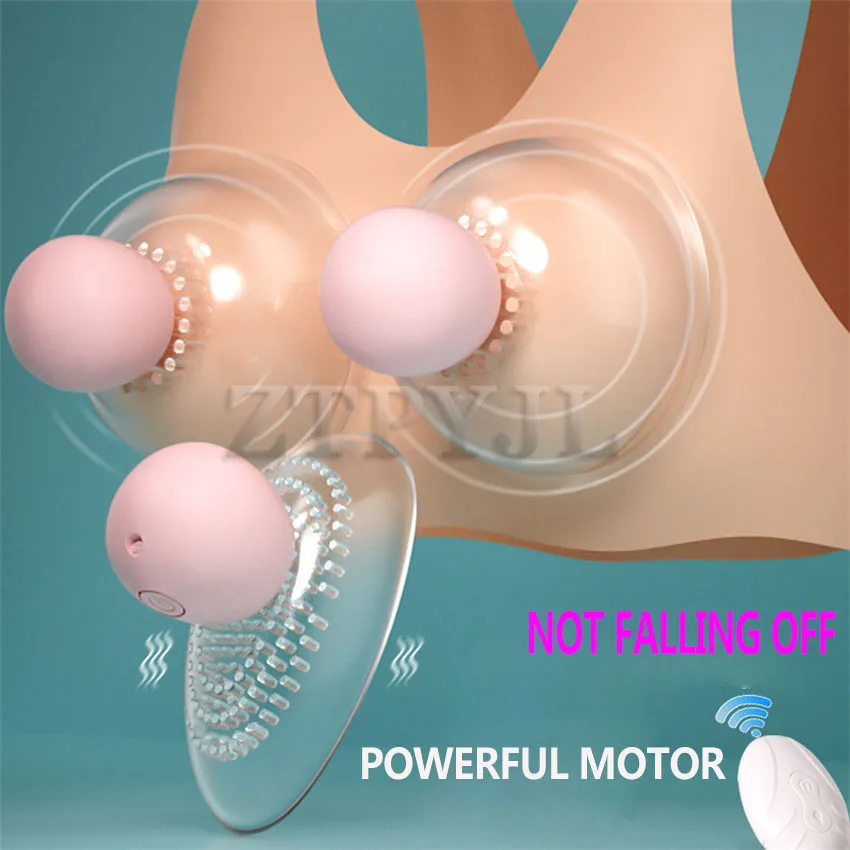 Nipple Breast Stimulation Massager Wireless Vacuum Clit Sucker Pussy Tongue Licking Masturbator Vibrator Sex Toys For Women 18+
