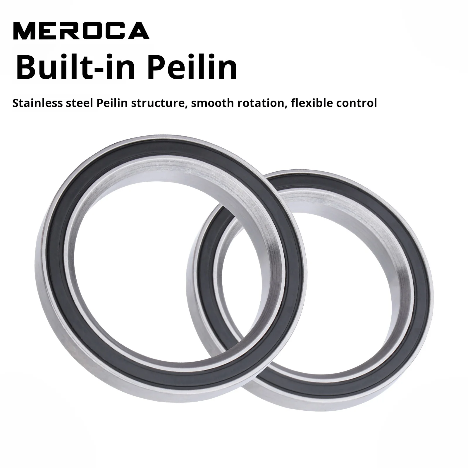 MEROCA 1PC Folding Bicycle Peilin Headset 44mm For BYA412 P18 P8 Folding Bike Headset Bearing