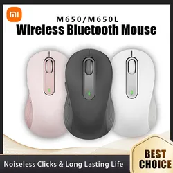 Xiaomi Wireless Bluetooth Mouse 2.4GHz Silence Click For Large Hand Small Medium Hands Office Apartment M650 M650L Gaming Mouses