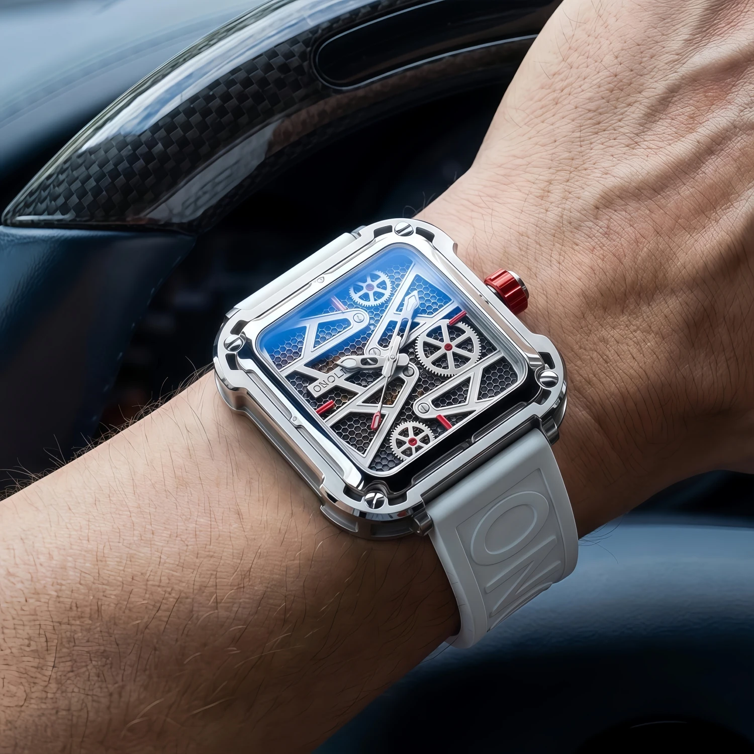 ONOLAWatch Men Skeleton Automa - Luxury Watch Winder ulasan dan harga