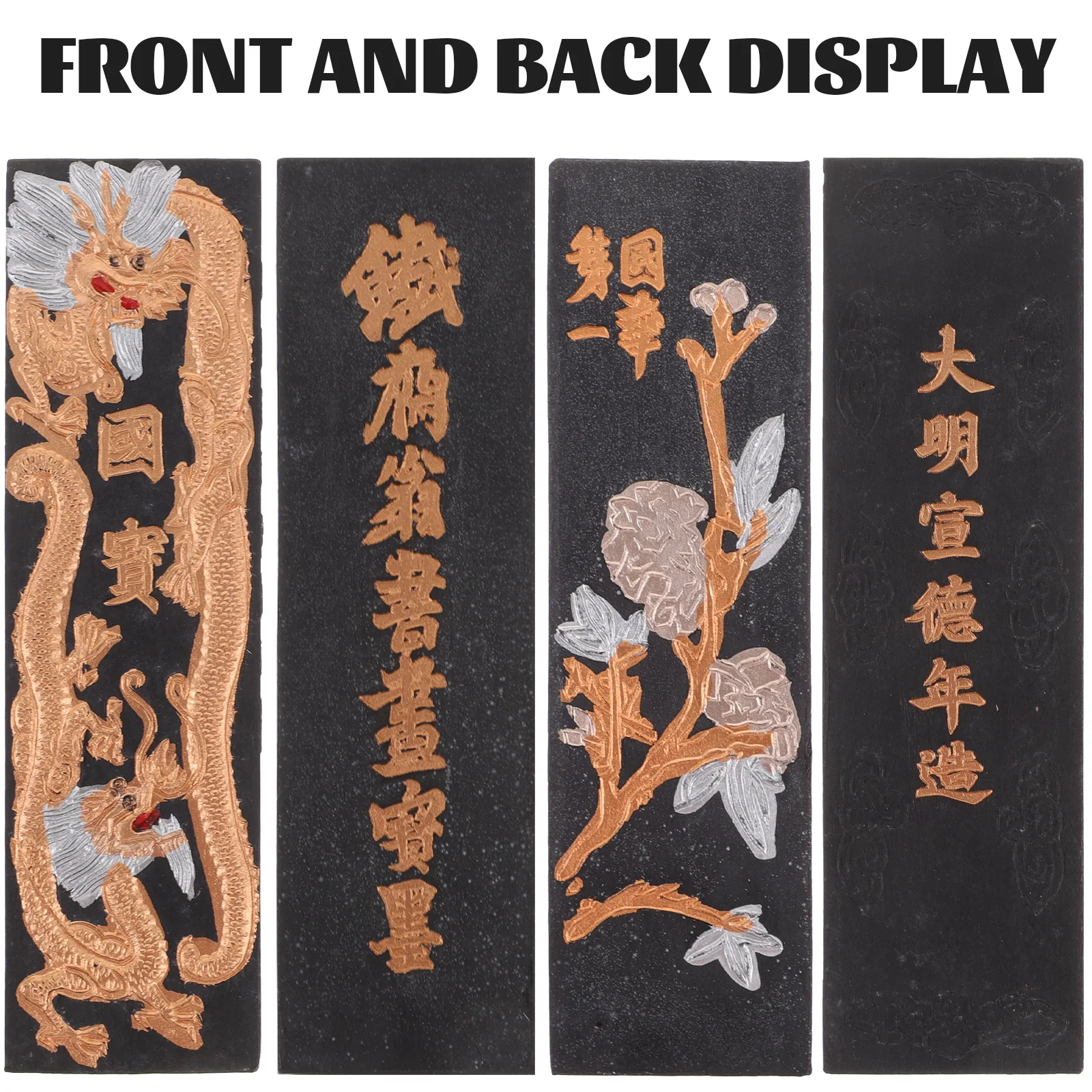 

Ink Strips Stick Block Painting Natural Soot Caligraphy Chinese Calligraphy
