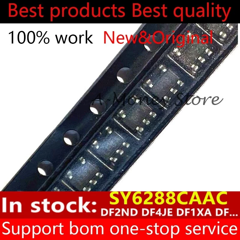 

(10pcs)SY6288CAAC SY6288 (Code PD2F3 DF5KA DF2ND DF4JE DF1XA DF3RG ) SOT23-5