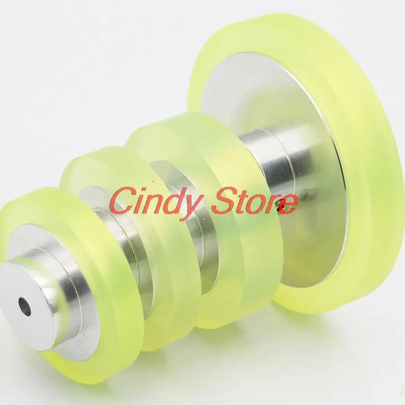 Aluminum Silicone Industrial OVW2 Encoder Wheel Meter Measuring Wheel for Rotary Encoder Silicon Rubber Wheel of Rotary Encoder
