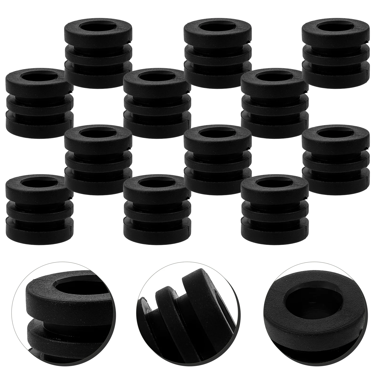 

16 Pcs Bushing Spring Pads Man Football Foosball Table Foldable Plastic Balls Washers