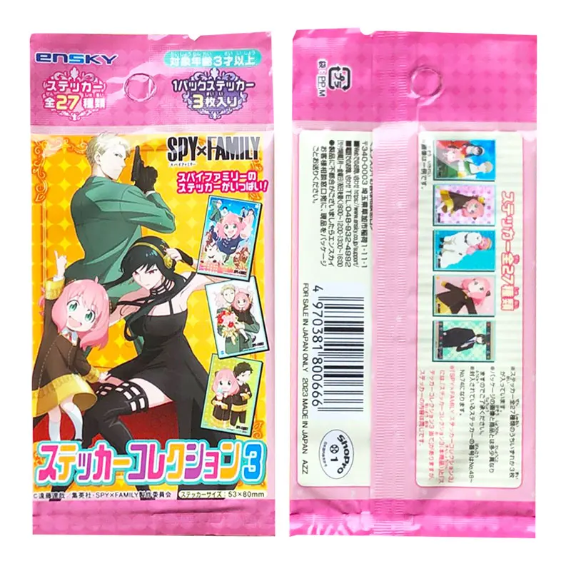 Authentic SPY × FAMILY Anime Peripheral Series Card Stickers Anime Collection Card Girls' Toys in Stock Birthday Gifts