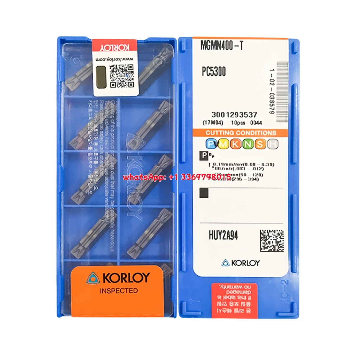 KORLY 100% الأصلي MGMN MGMN150 200 250 300 400 500 -02 04 6D CT-G T L R PT CRT PC5300 الأخدود إدراج 10 قطعة