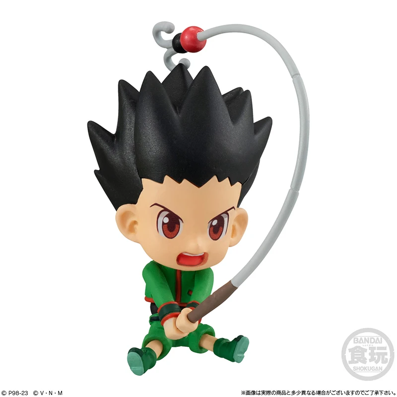 Bandai Original HUNTERxHUNTER Gashapon Toys Hisoka Full Set Action Figure Adverge Motion Kids Toys Collectible Home Ornaments