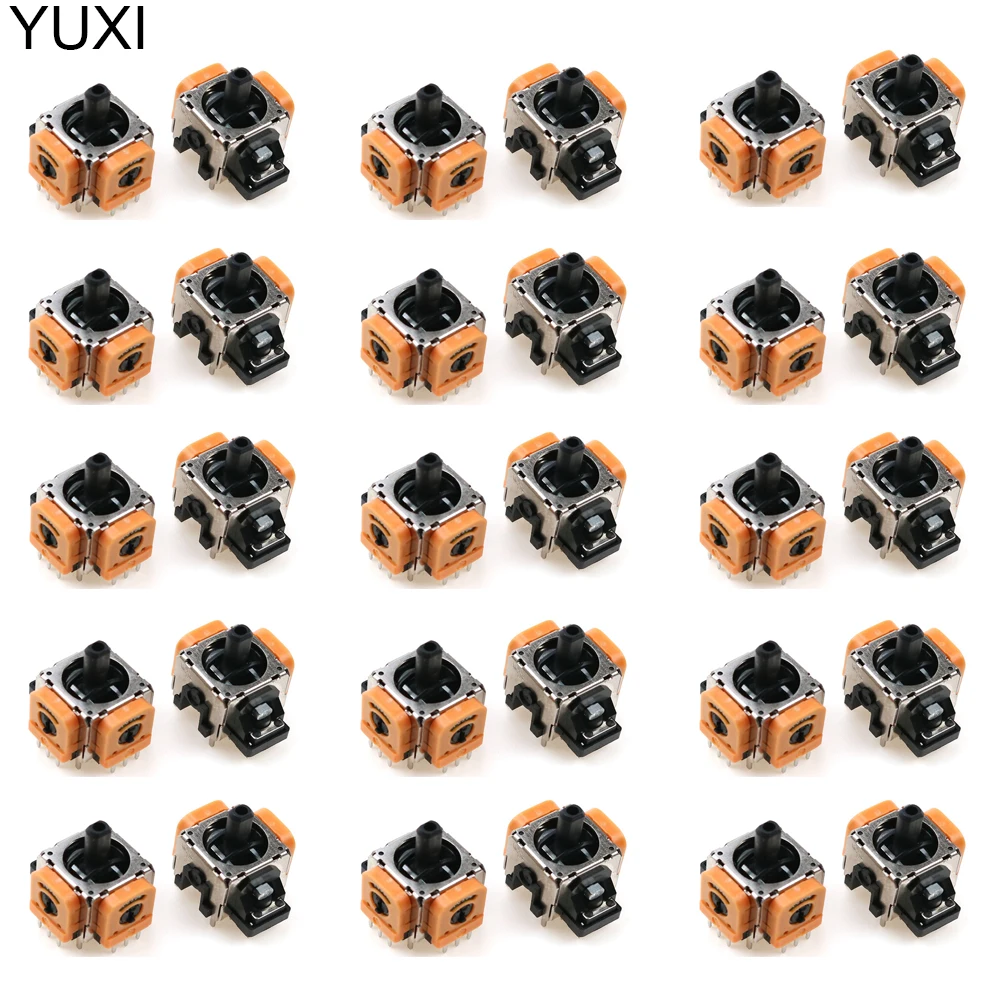 YUXI For PS4 PS4 Pro 3D Analog joystick ps4 Rocker Sticker Wireless Controller Thumbstick Module Game Replacement