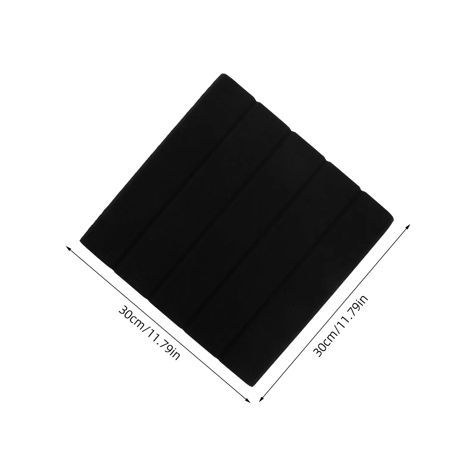 Pannelli murali per isolamento acustico da 12 pezzi Materiale in polietilene Facile installazione Assorbimento acustico Teatri Uffici Pannello da parete in poliestere