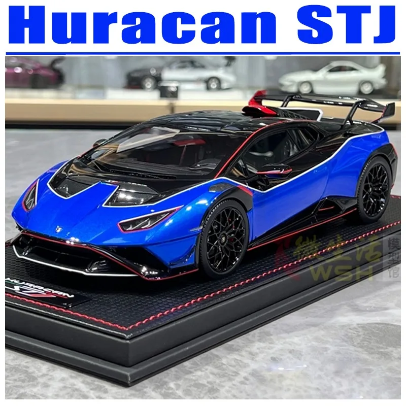 

MR 1/18 Huracan STJ Игрушечный автомобиль из смолы, литая под давлением металлическая модель, подарки