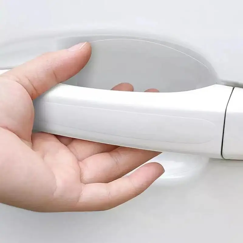 

8 шт., защитные наклейки на дверную ручку автомобиля, от царапин