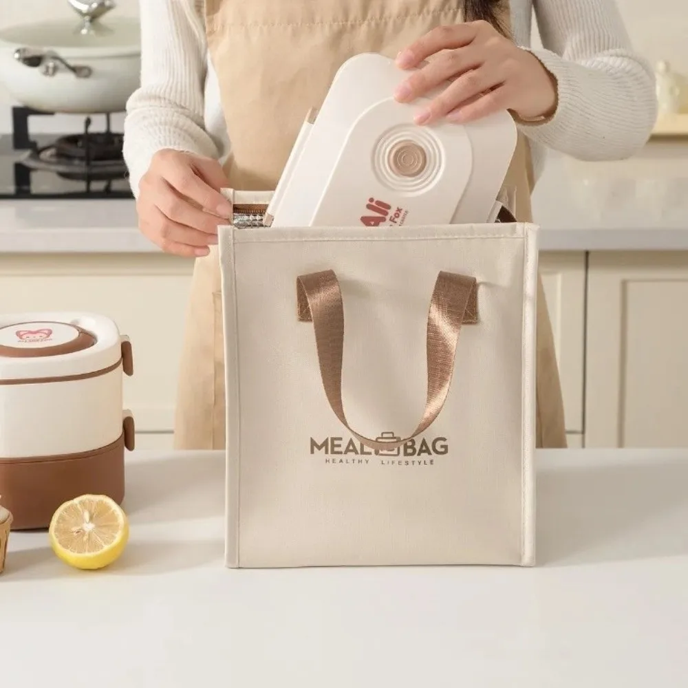 New Large Capacity Lunch Bags Handheld Multifunctional Insulation Bag Thickened Aluminum Foil Storage Bag