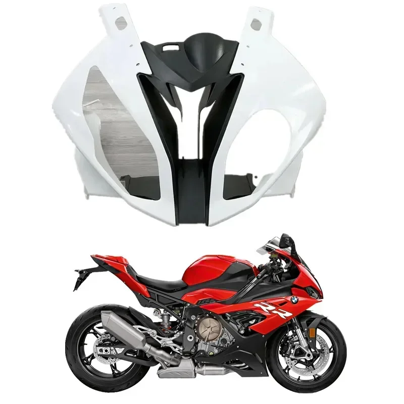 For BMW S1000RR 2015-2018 2016 2017 Unpainted Injection ABS Motorcycle Acsessories Upper Front Fairing Cowl Nose Motorbike