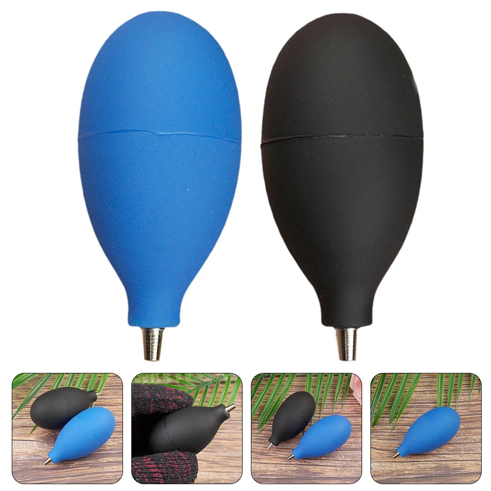 2 Pcs Dust Ball Compressed Air Duster Balls Clean Eyelashes Extension Cleaners Rubber Blower Camera Lens Cleaning