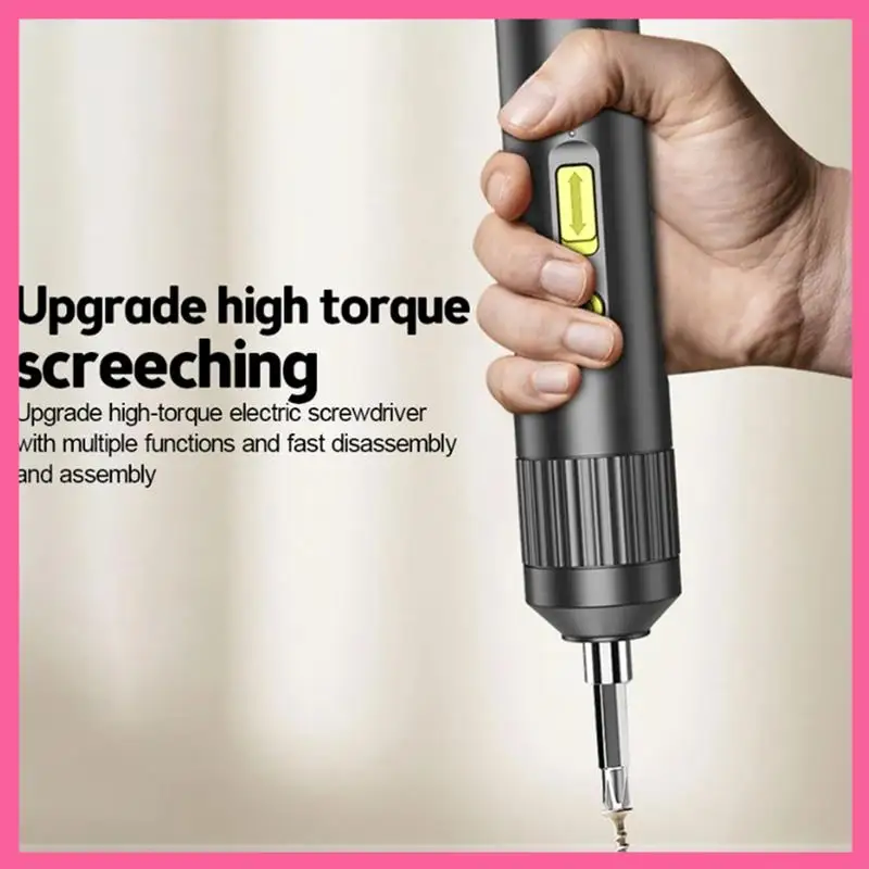 

Cordless Electric Screwdriver Kit USB Rechargeable Lithium Battery Screwdriver Power Screwdriver Tools Set With Bit Durable