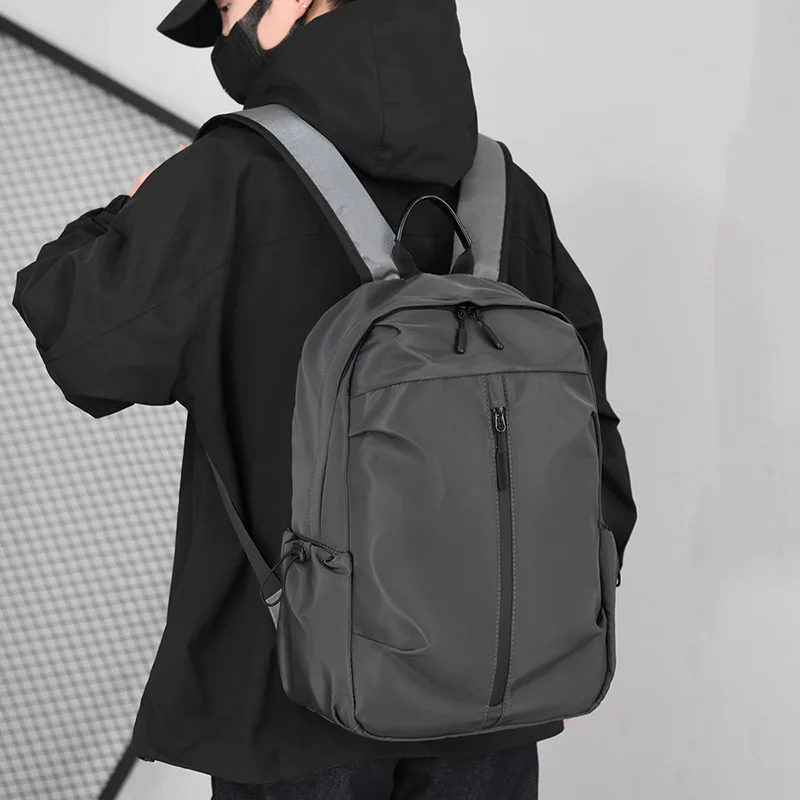 

New Large capacity men's backpack simple business outdoor travel camping hiking backpack lightweight student school backpack