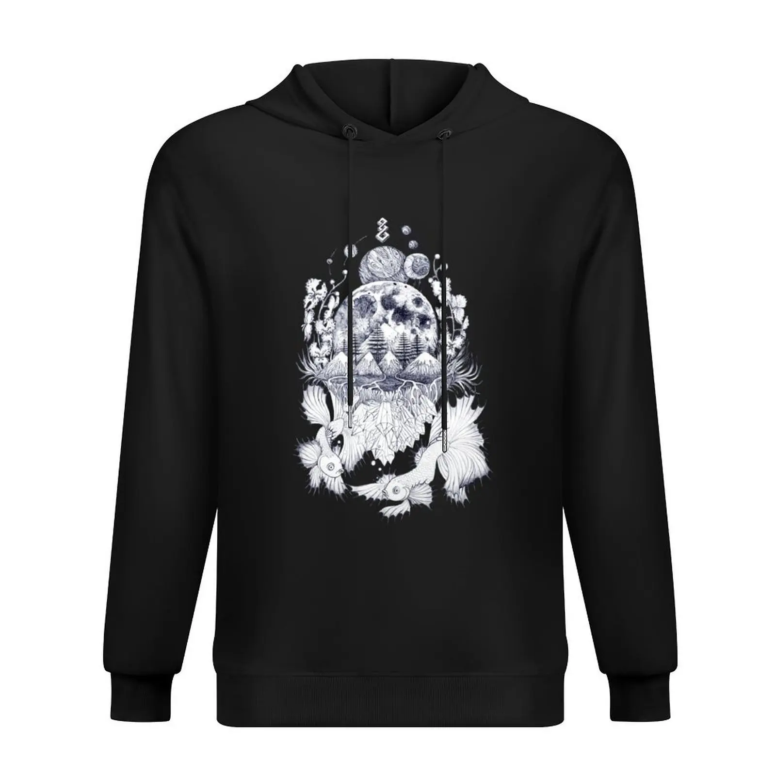 

Moon World Hoodie autumn clothes korean clothes hooded shirt korean style clothes new in hoodies