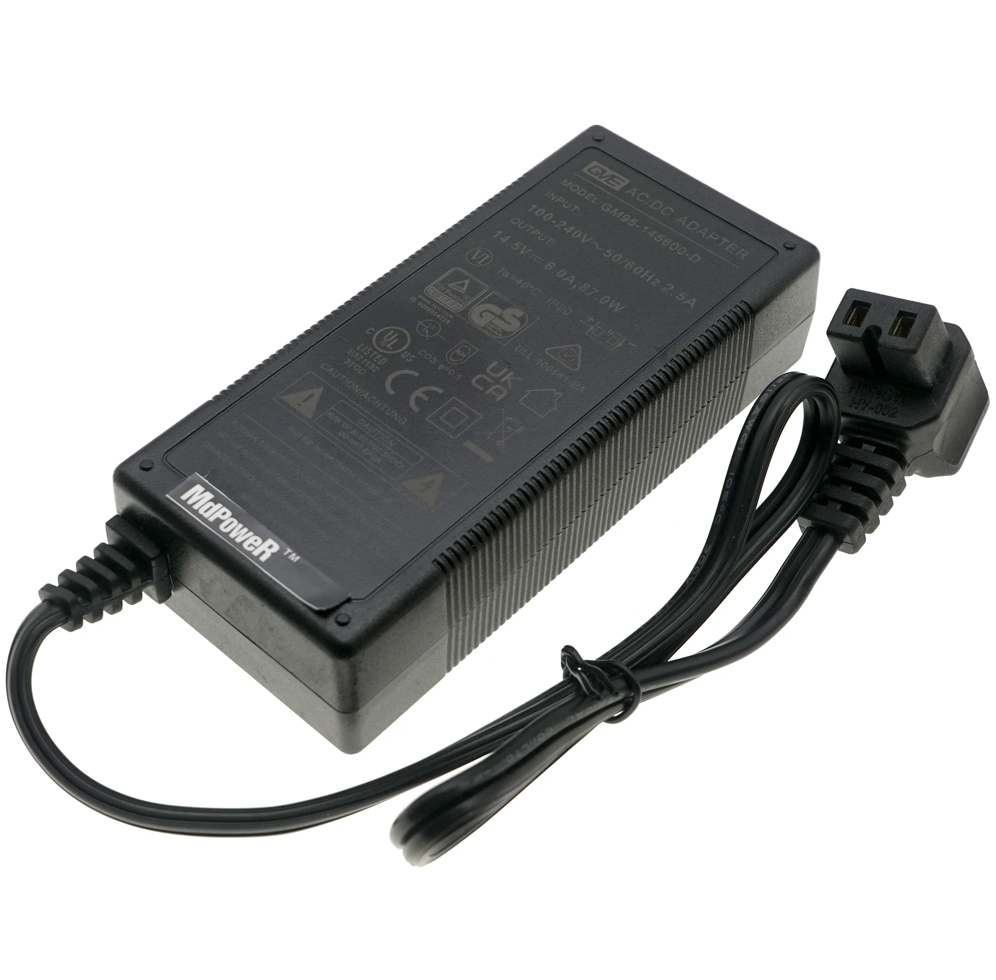 Genuine GVE GM95-145600-D AC DC Adapter Car Refrigerator Charger 14.5V 6A 87W 12/24V for MCD65 MCD50 LC30 DU75-DZ Power Supply
