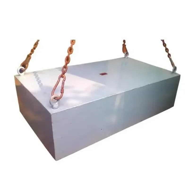 Iron Removing Ore Mineral Processing Suspended Neodymium Magnet Plate Permanent Magnetic Separators for Conveyor Belt