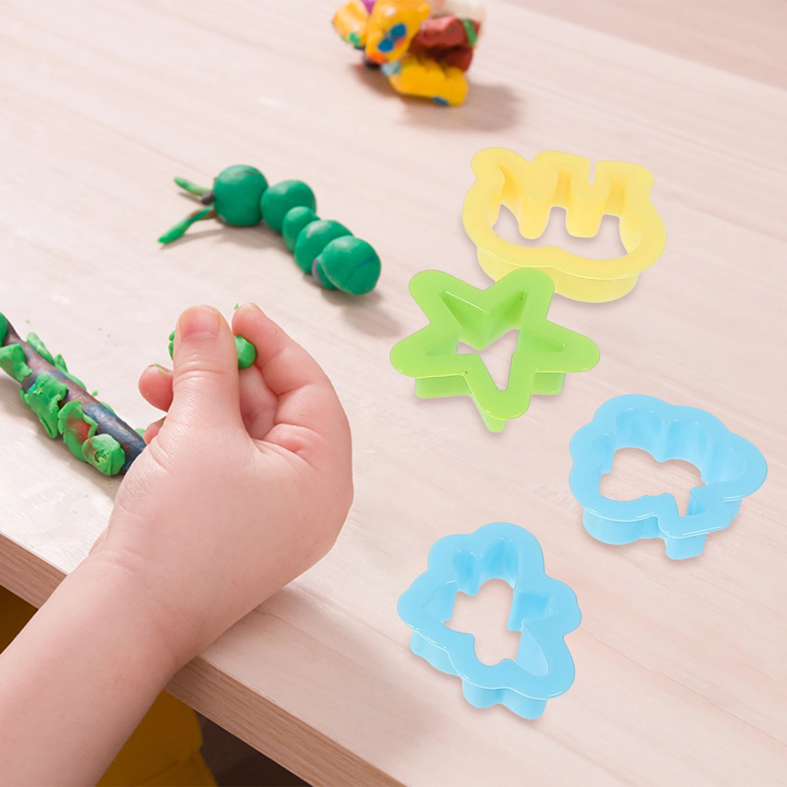 

31 Pcs Tool Set Kids Educational Toys Plasticine Mold Kit DIY Clay Molds Children Play Tools Kids Toys R om Color
