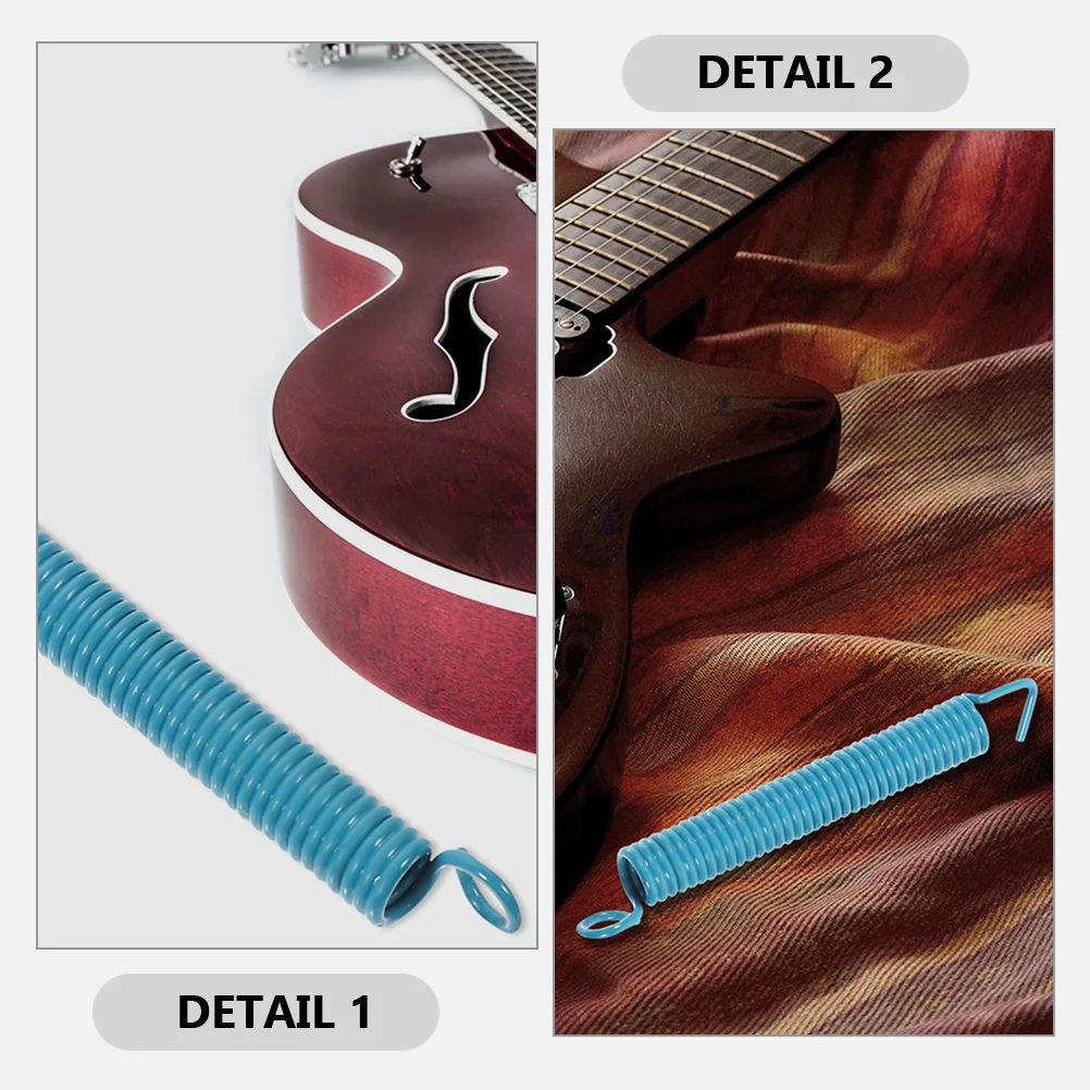 

6 Pcs Spring Vibrato Bridge Electric Acoustic Guitar Springs Tremolo Metal Blue