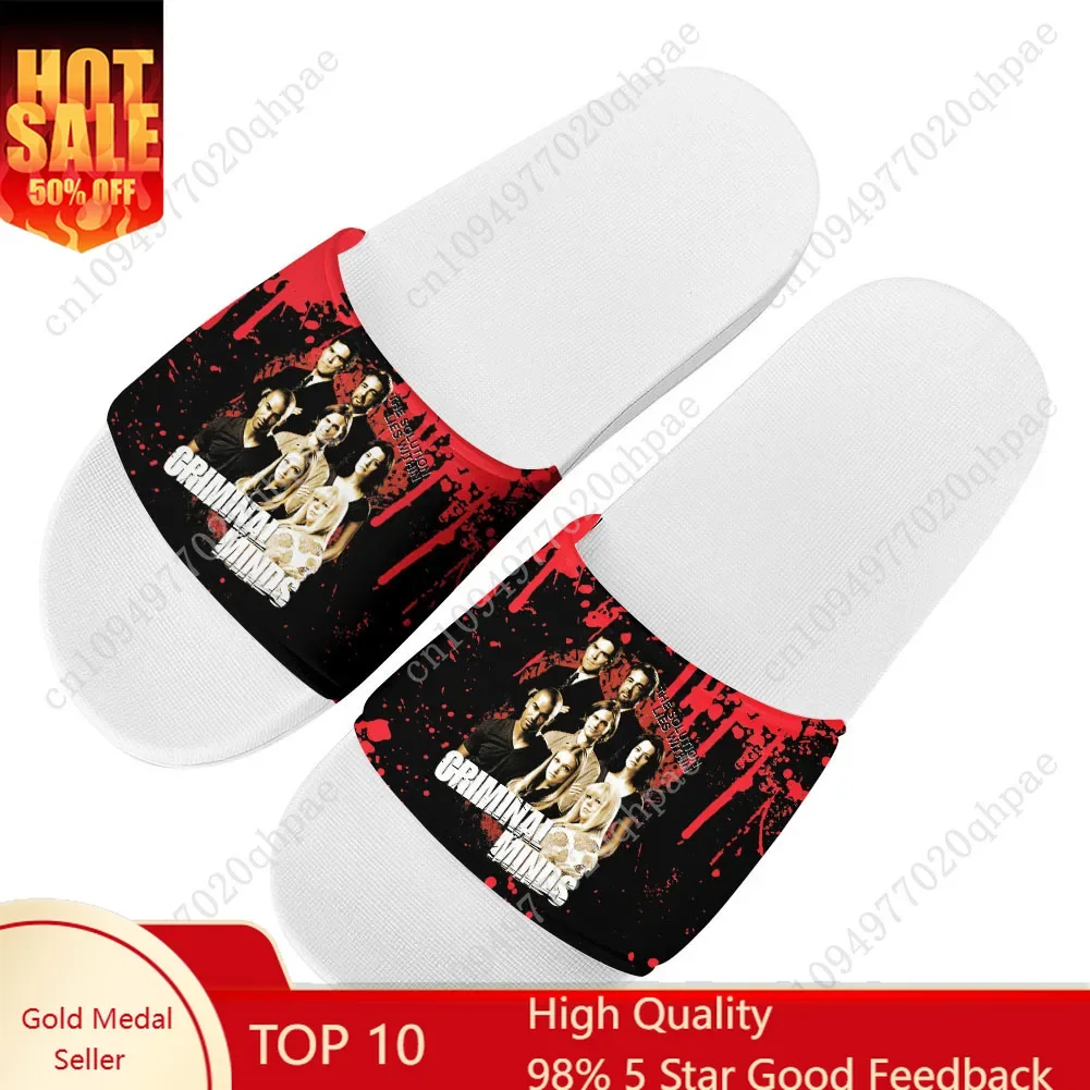 

Criminal Minds Slippers Home Bathroom Sandals Water Shoes Men Women Teenagers Indoor Poor Sandal Customized Summer Slipper