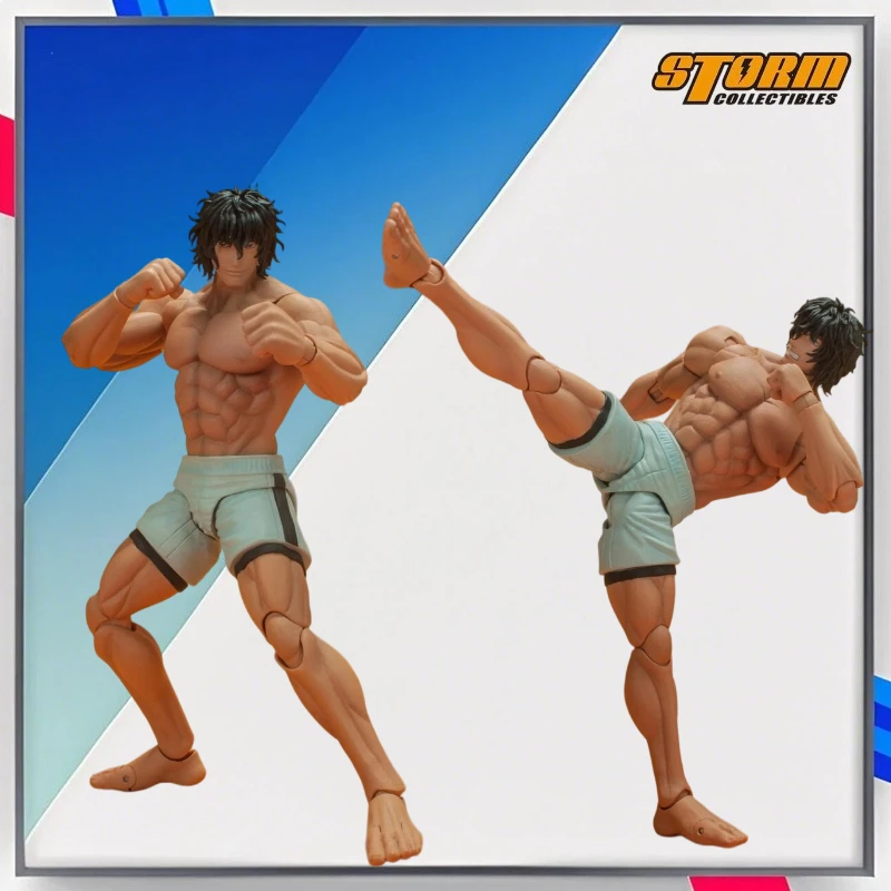 Figura de acción Original de Storm Toy 1/12, modelo coleccionable en caja, adorno de tres cabezales, Kengan Ashura Tokita Ohma