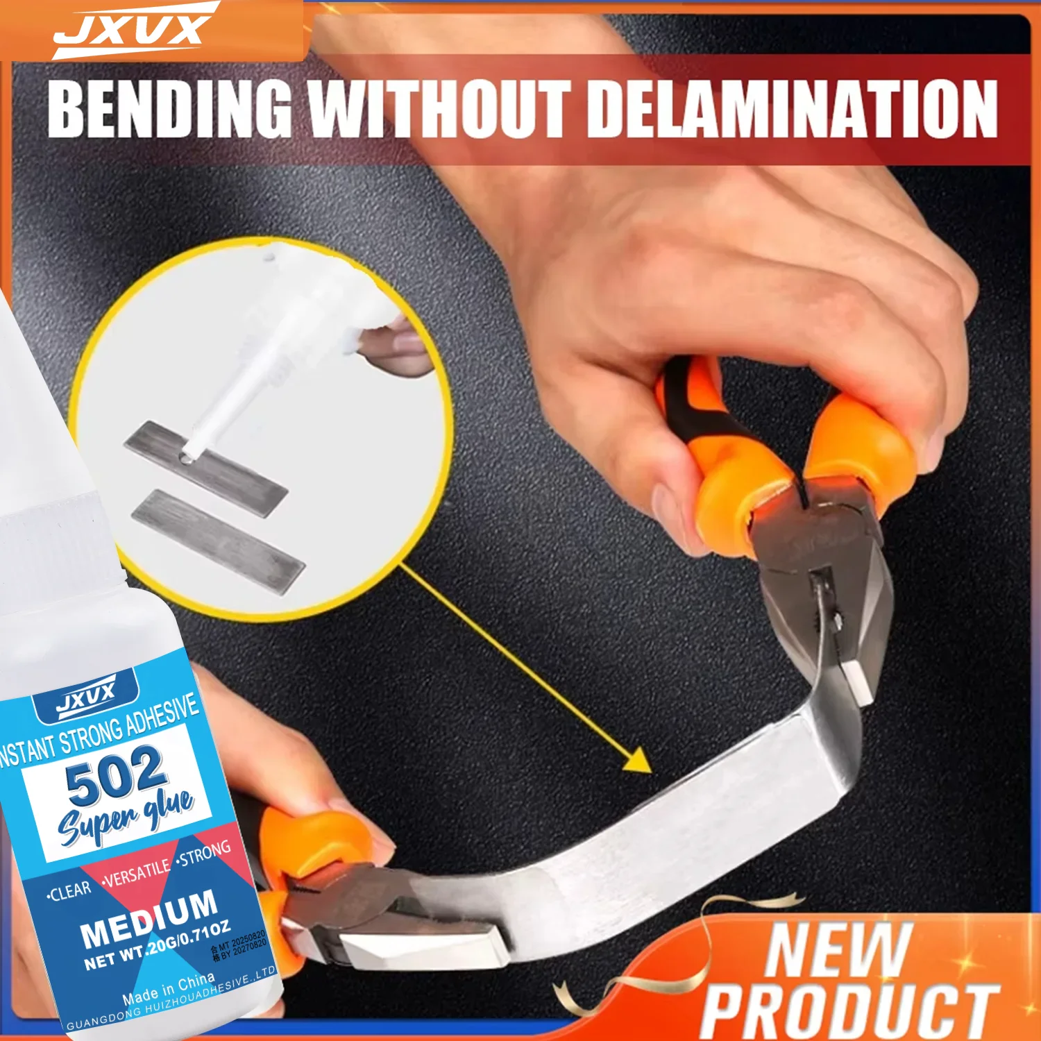 Hot Sell 1-10 PCs 502 Instant Super Quick-drying glue Multipurpose Cyanoacrylate leather, rubber, wood and Metal glue Liquid Strong Insta Glue Tool Includes 20 g Precision Dispenser