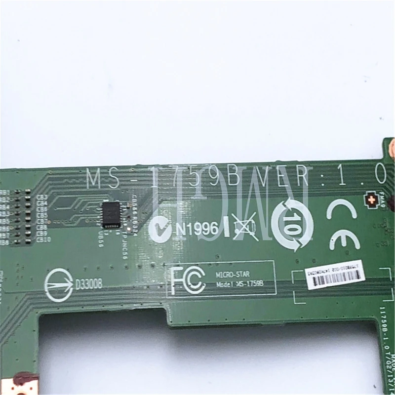 Originele Voor Msi GE70 MS-1759 Usb Hdmi Audio Poort Kleine Board MS-1759B Ver: 1.0 Volledig Getest