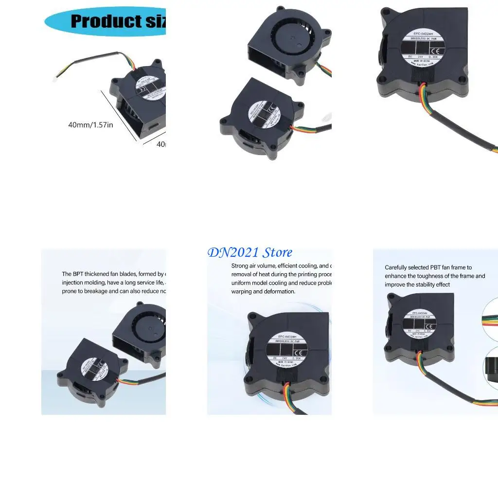 

F3KE Professional 4020 -принтер охлаждающий регулирование температуры вентилятора Длинные шарики для K1Max K1C