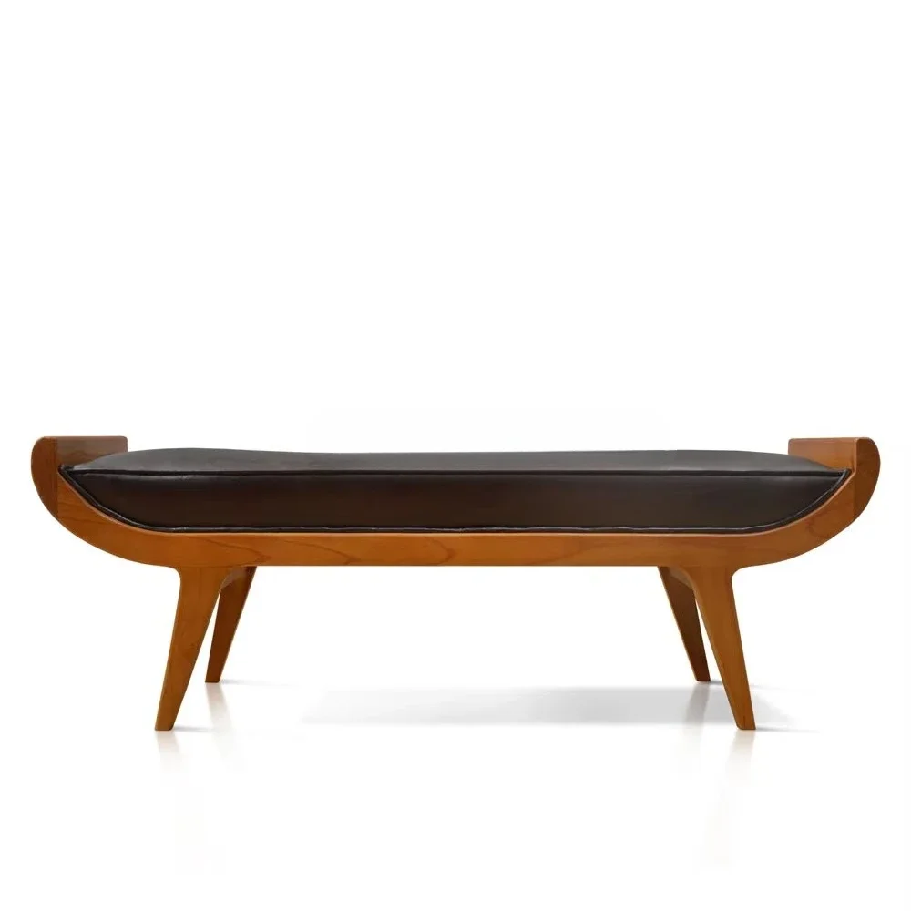 Adjustable modern, leather oak panels, design inflatable seat bedside combination solid bed